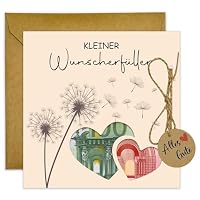 Regalo in denaro, biglietto di auguri in legno in piccolo formato, regalo per uomini e donne, regalo originale per compleanno, matrimonio, festa della gioventù, viaggio, battesimo, cresima