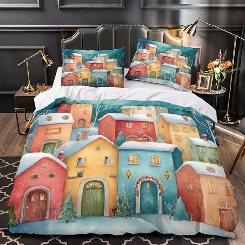 Housse de couette imprimé 3D haute définition microfibre premium 135x200 - 2