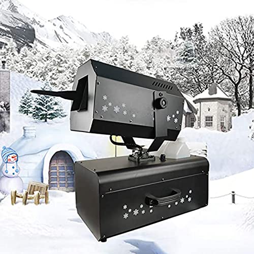 Máquina de nieve de 2000 W para interior y exterior, con control remoto y cabeza oscilante de 90°, para fiestas, Halloween y Navidad miniatura 1