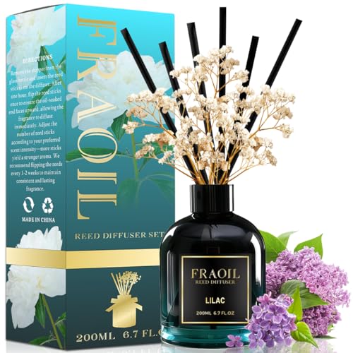 Difusor de varillas Lilac 200 ml con 6 varillas miniatura 1