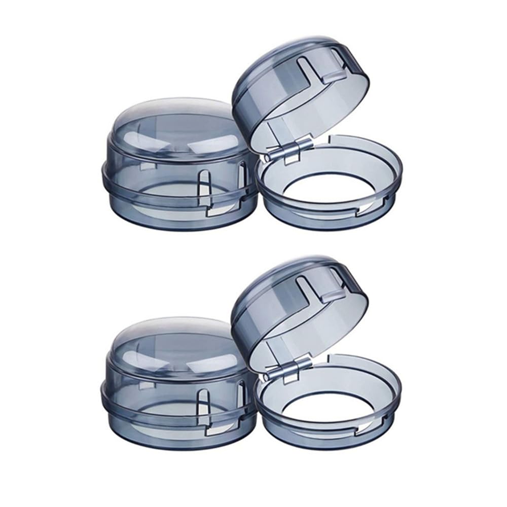 4 Pcs Stove Knob Covers for Child Safety, Gas Stove Knob Covers, Kitchen Safety Guards for Kids, Baby, Toddler, Plastic Oven and Gas Knob Cover