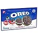 OREO Red and Green Festive Colored Creme Chocolate Sandwich Cookies, Limited Edition Holiday Cookies, 14 Snack Packs (1 Per Pack)