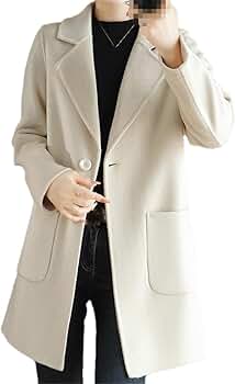 ジャケット・アウター L'AUBE BLANC Double-breasted Wool coat Double-breasted Wool coat – L'AUBE BLANC