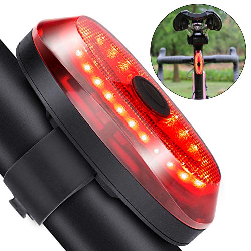 Onvian Smart Bike Tail Light, Ultra Bright USB Rechargeable IP65 Waterproof Auto Brake