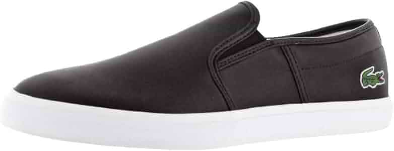 Amazon.co.jp: Lacoste メンズ Tatalya レザースリップオン