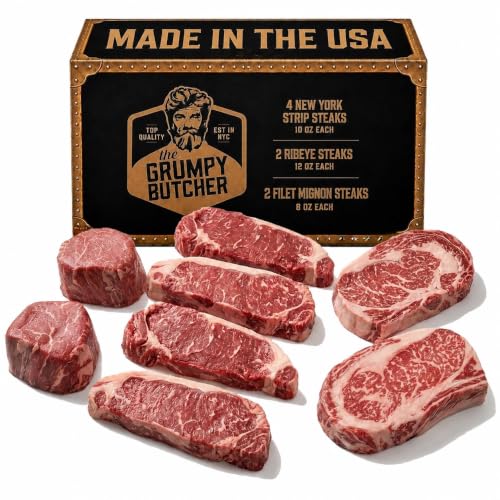 Grumpy Butcher Aged 8 Steak Premium Set