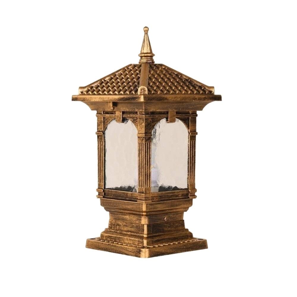 Pilier classique américain en fonte d'aluminium de prestige