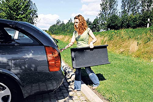 Image of STORE 2508, Folding Dog Ramp for Cars 62x16 Inches, Pet Car Stairs, Vehicle Black