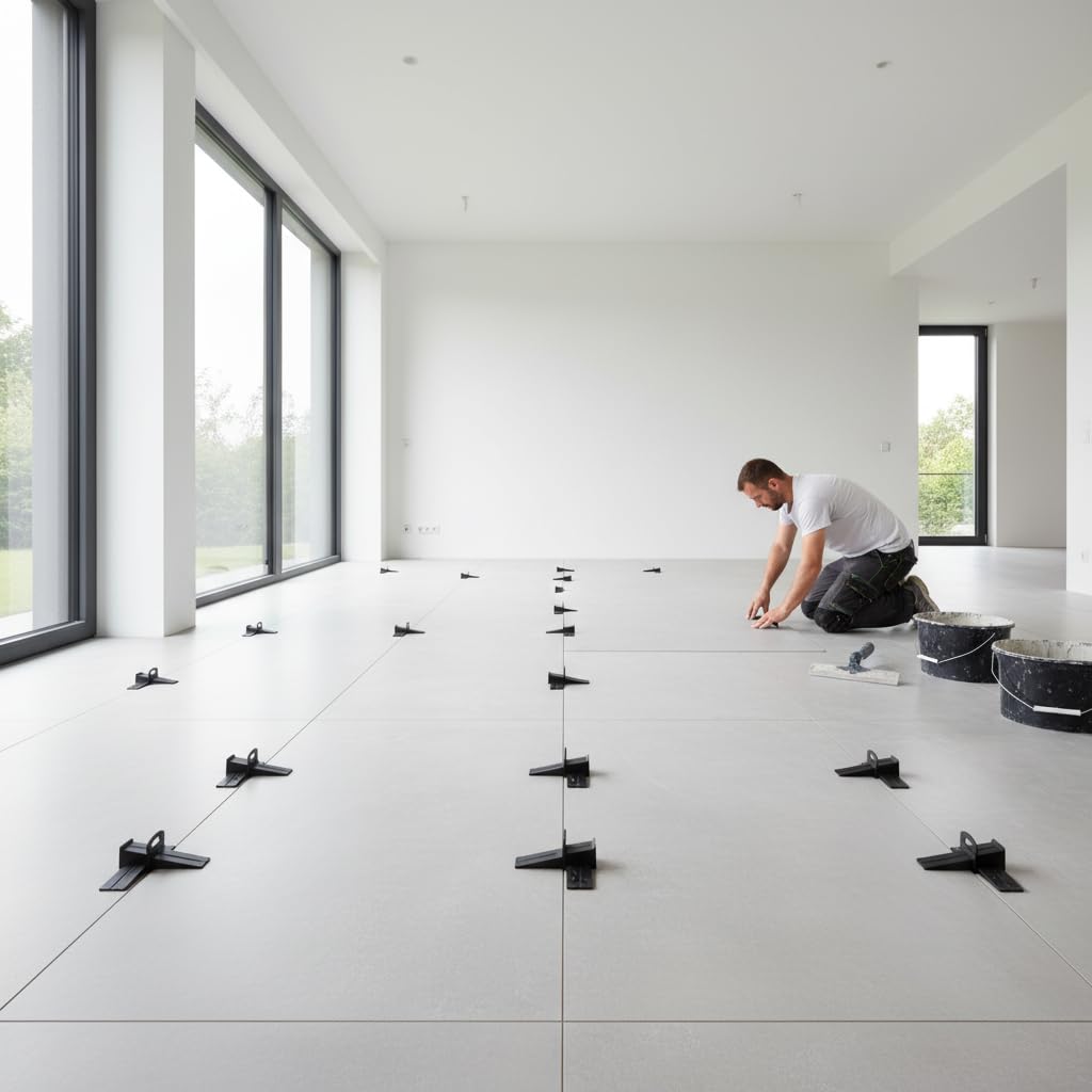 Mapei Sistema Livellante MapeLevel ProWDG, Cuneo e Distanziatori per Piastrelle, Riutilizzabile, per Pavimenti e Rivestimenti Ceramici (2 mm)