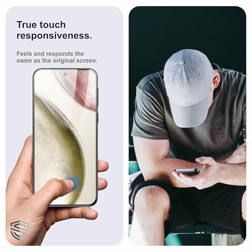 Image of Military-Grade Gorilla Tempered Glass For Vivo X200 Fe (6.31 Inch) With Installation Kit | Edge to Edge Coverage | Black