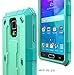 E LV Case for Galaxy Note 4 Case Shock Absorption/HIGH Impact Resistant Full Body Hybrid Armor Protection Defender Case Cover for Samsung Galaxy Note 4 - [Mint/Turquoise]