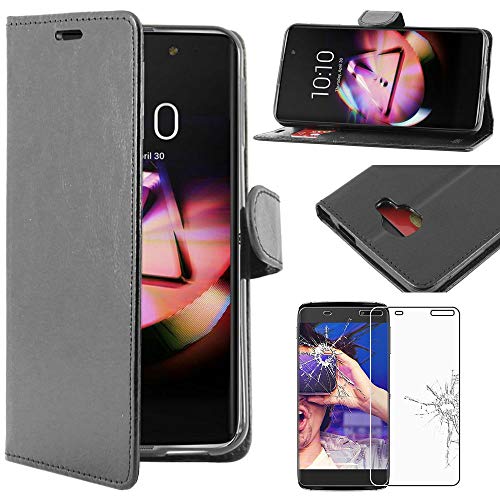 ebestStar - Funda Compatible con Alcatel Idol 4S (5.5) Carcasa Cartera Cuero PU, Funda Billetera...