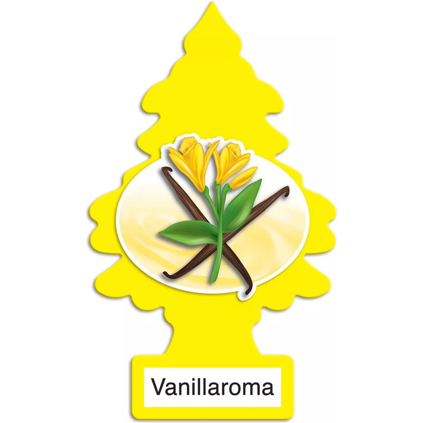 Car Air Freshener | Hanging Paper Tree for Home or Car | Vanillaroma | Pack of 6