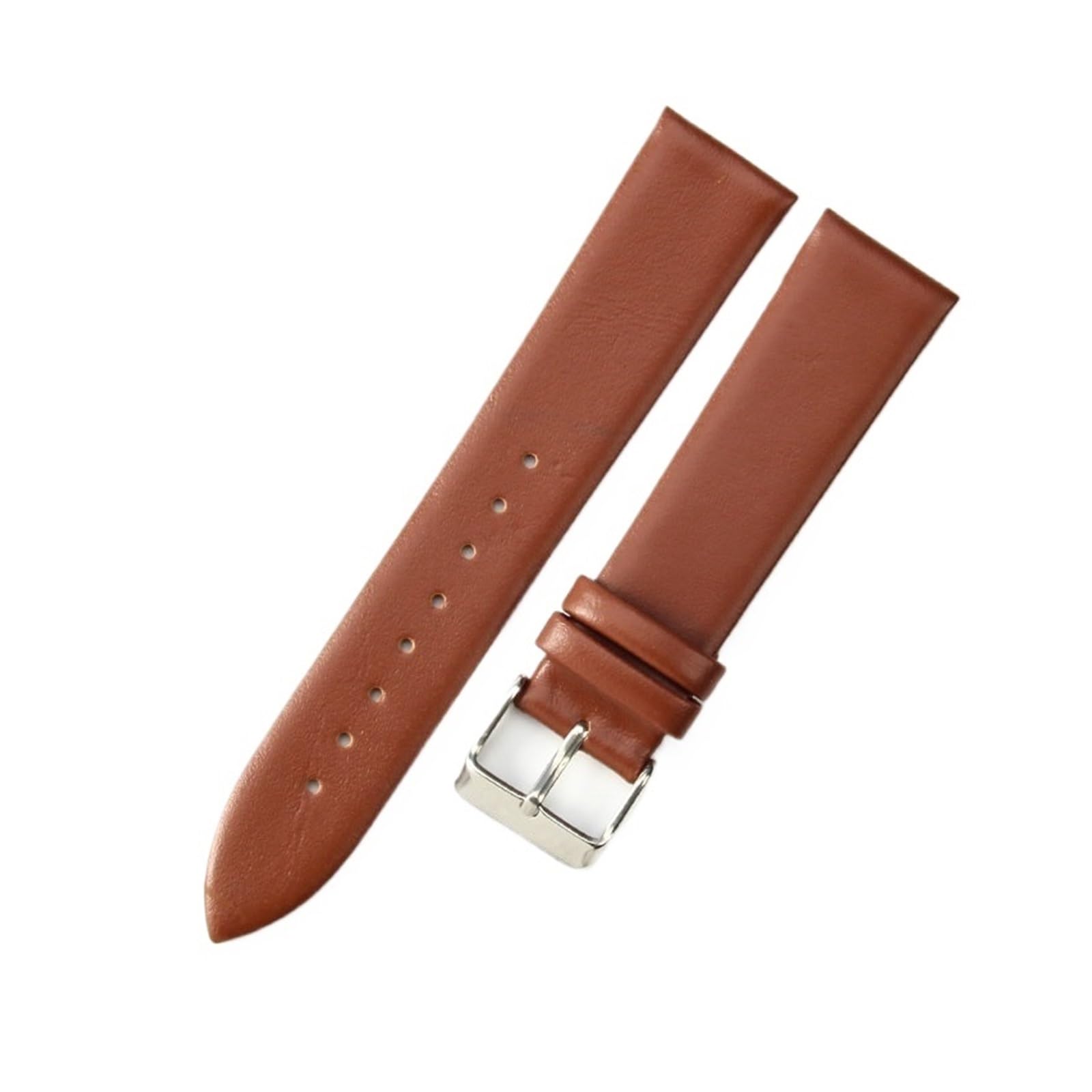 Uhrenarmband， Echtes Leder Ultradünnes, weiches Uhrenarmband Kompatibel Männer Frauen Blau Weiß Uhrenzubehörband