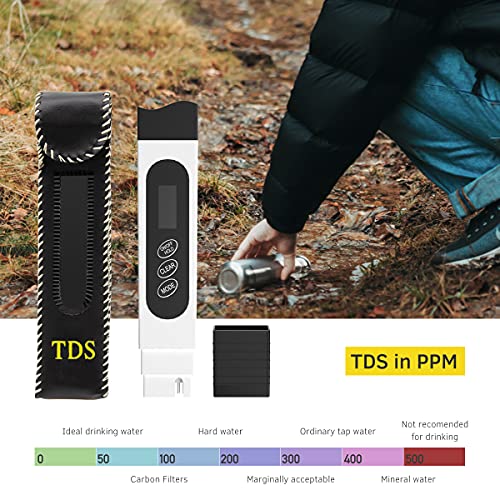 Sonkir Soil pH Meter,3-in-1 Soil Moisture/Light/pH Tester, pH Meter TDS Meter, 4 Meters Combo Temperature pH Moisutre Test for Liquid and Soil