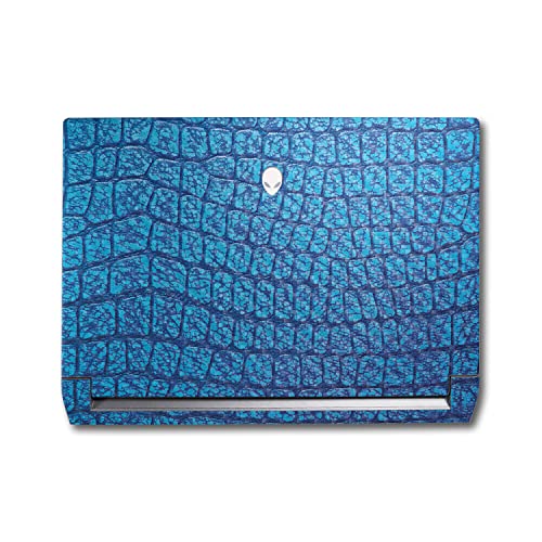 Image of MightySkins Carbon Fiber Skin Compatible With Alienware M17 R5 (2022) Full Wrap Kit - Vibrant Gator | Protective, Durable Textured Carbon Fiber Finish | Easy To Apply & Change Styles | Made in the USA