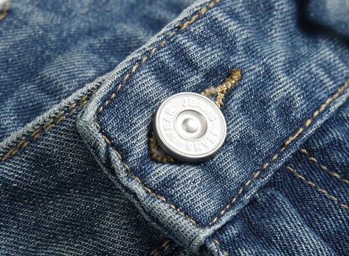 FREDD MARSHALL Ripped Jeans Men,Jeans for Mens,Slim Fit Distressed Straight Leg Fashion Washed Pants3