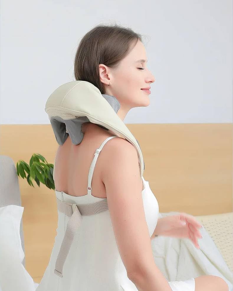 NEVENUE - Shiatsu Relax Massager | Electric Full-Body Deep Tissue Massage Machine for Neck, Shoulder, Back, Arms, Legs & Muscle Pain Relief | Portable & Rechargeable NEVENUE - Shiatsu Relax Massager | Electric Full-Body Deep Tissue Massage Machine for Neck, Shoulder, Back, Arms, Legs & Muscle Pain Relief | Portable & Rechargeable