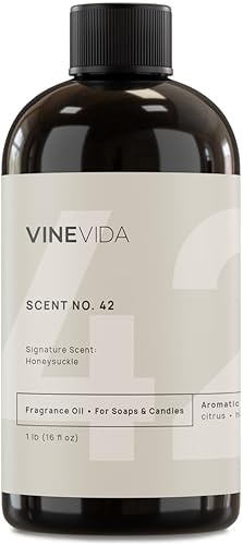 Miniatura 390 de VINEVIDA [4 onzas] Aceite de fragancia de madera de teca de caoba para fabricación de velas y fabricación de jabón, aromas de velas prémium para