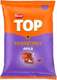 Gotas de Chocolate Fracionado Top Avelã 1,01kg - Harald