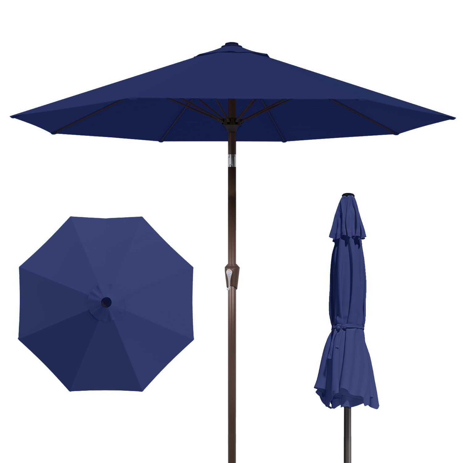 dark green 9 ft patio umbrella with led lights Amazon.com : Blissun 9 ft Solar Umbrella, 32 LED Lighted Patio Umbrella,  Table Market Umbrella, Outdoor Umbrella for Garden, Deck, Backyard, Pool  and Beach (Dark Green) : Patio, Lawn & Garden
