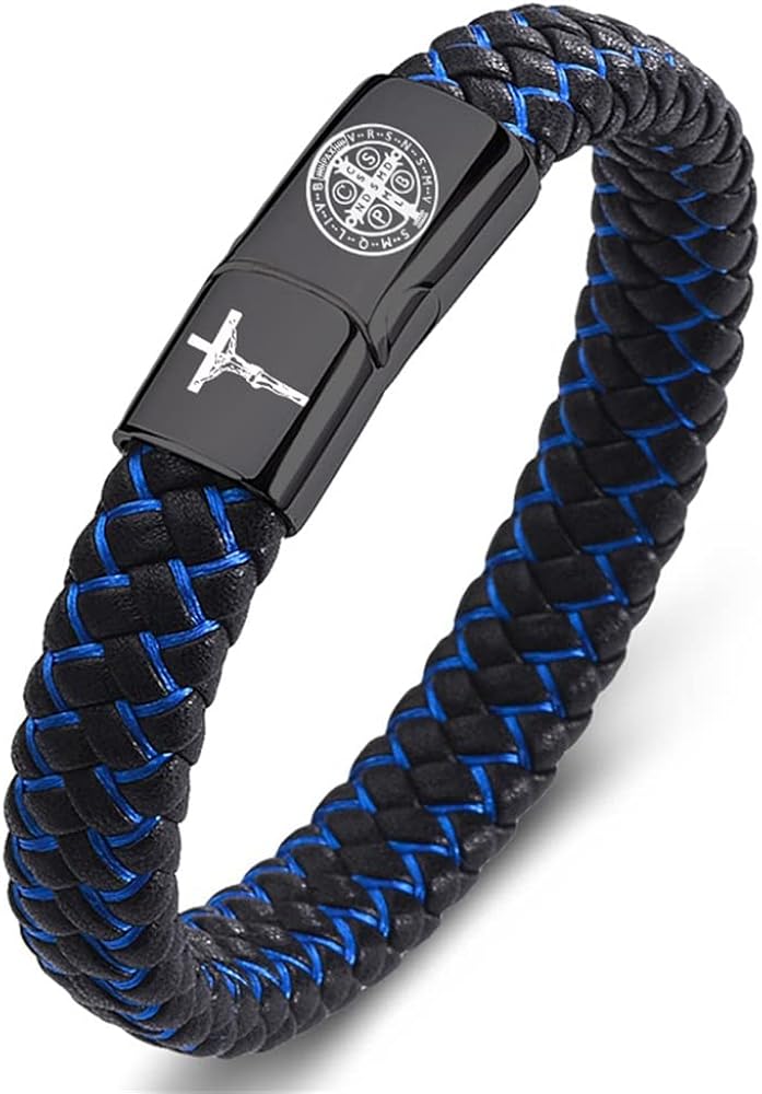 Amazon.com: YLYYJ St. Benedict Cross Exorcism Bracelet Stainless