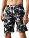 APTRO Men's Quick Dry Board Shorts Palm Printed Beach Swimwear #1526 Blue L