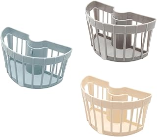 PRETYZOOM 3pcs Clip on Storage Basket Kitchen Storage Baskets Kitchen Basket for Soap Sink Drain Basket