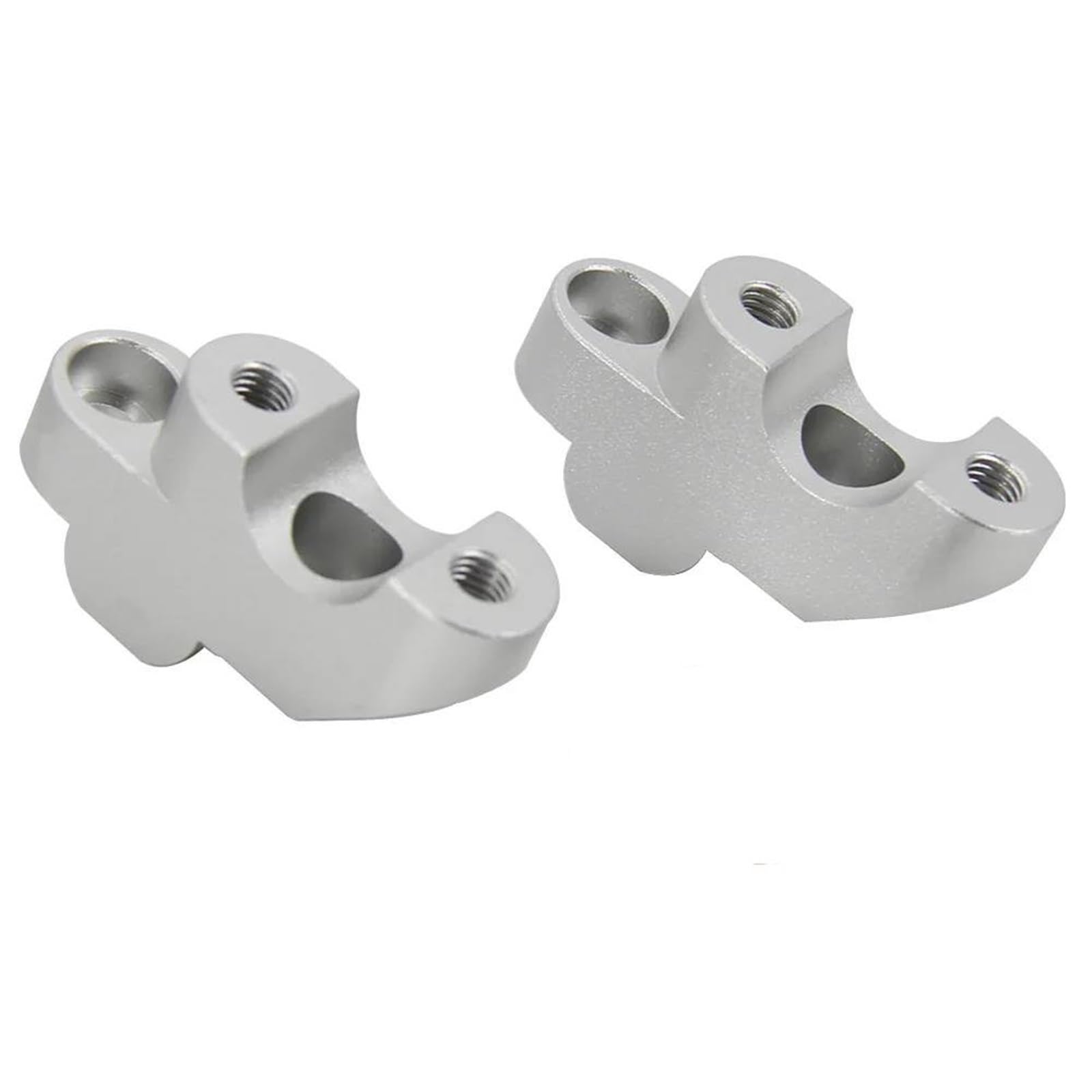 for VStrom for V-Strom for DL650 for DL650XT for DL1000 for DL 650 650XT 30 Mm Handlebar Riser Bar Mount Clamp 7/8" Handlebar Clamps Risers(Silver)