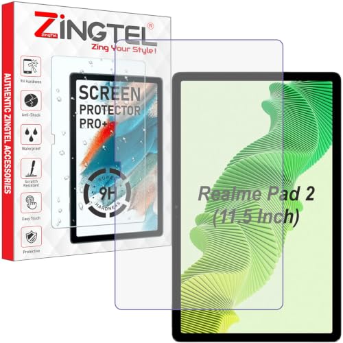 Image of Matte Screen Guard Compatible With Realme Pad 2 / Realme Pad2 Tab (11.5 inch Inch Tablet) Flexible Anti Glare Matte Screenguard Not a Tempered Glass Screen Protector
