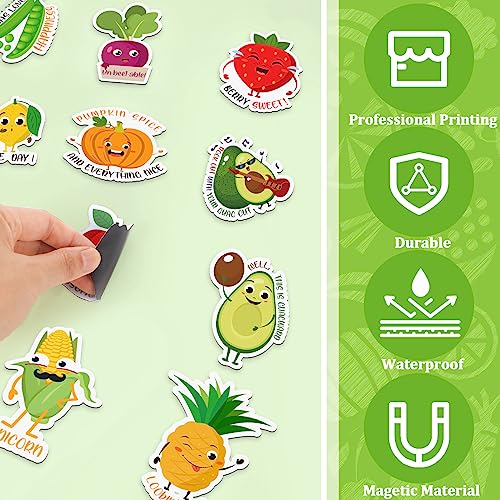 Imanes decorativos frutas y verduras set 24 pcs miniatura 4