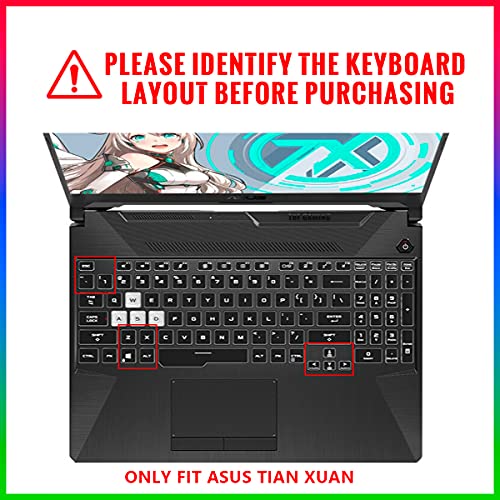 Protector de teclado para Asus Tianxuan 15.6" Candy Blue miniatura 2