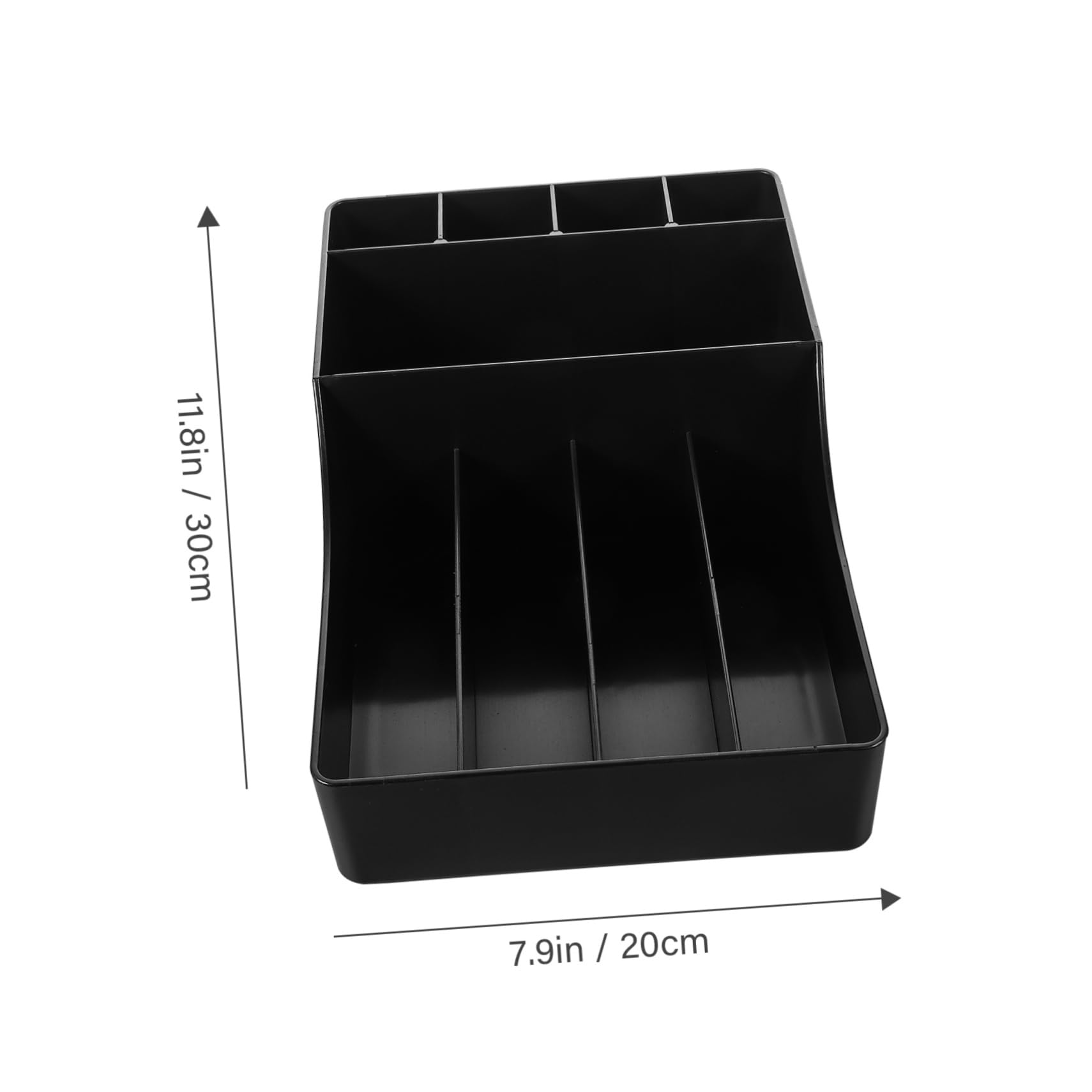 OKUMEYR Elegant Resin Bar Storage Rack Coffee Mug Organizer Tea Station Countertop Bag Storage Box Accessories