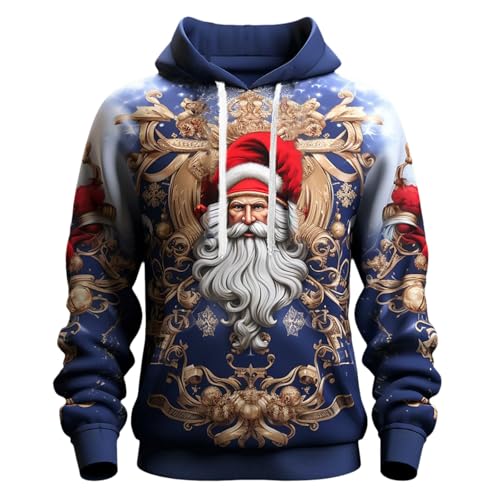 Sweatshirts homme training avec veste à capuche, pull col en v coupe ample en coton doux blanc