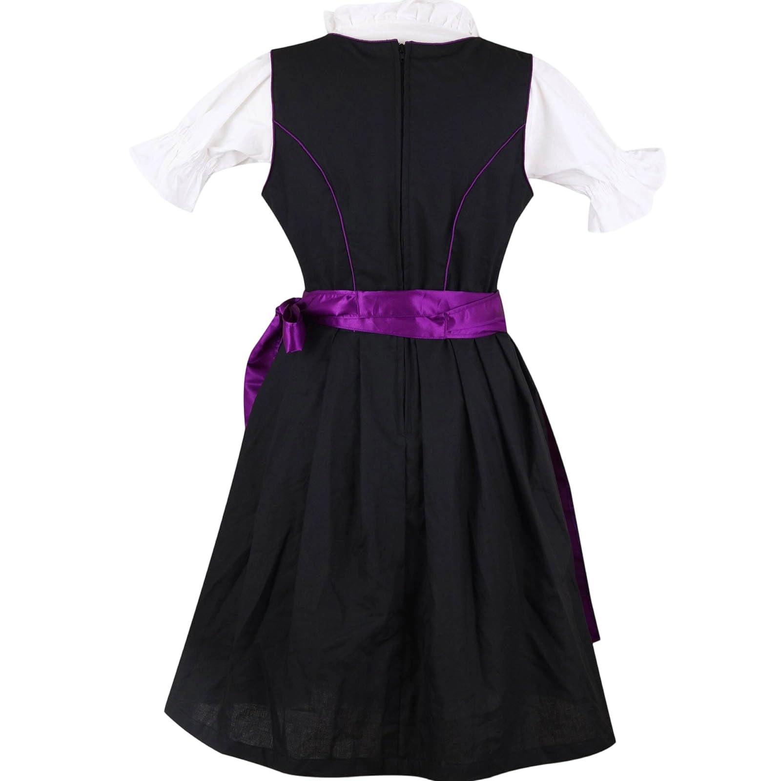 Vestito Tirolese Donna Dirndl Lungo Abiti da Cerimonia Donna Costume Bavarese Abito Tradizionale Cerimonia Elegante per Signore – di Ispirazione Palatina Tracht Oktoberfest