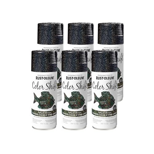 Image of Rust-Oleum Color Shift Iridescent Shimmer Spray Paint | Color Changing Finish, Iridescent Effect, Crafts Decor And Accessories, Multi-Angle Appearance, 11 Oz
