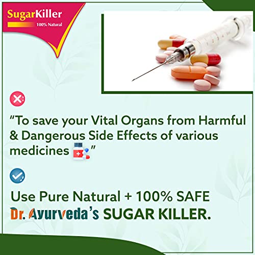 Image of Sugar Killer Natural Powder for Diabetes Care | 8 Powerful Herbs | 100% Pure & Herbal | Helps Maintain Healthy Blood Sugar | 2 Boxes x 200g (Total 400g)