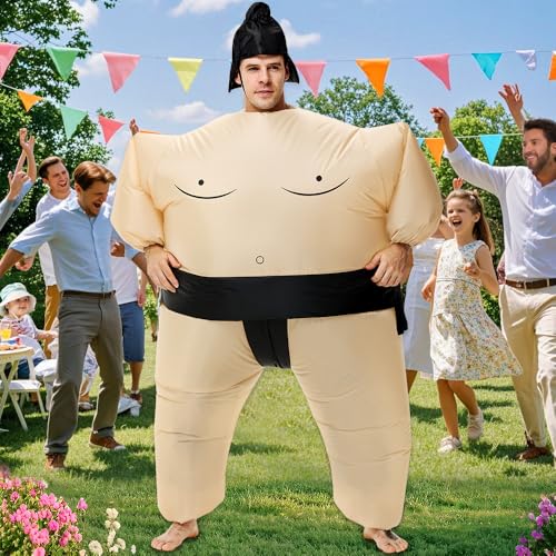 Inflatable Sumo Wrestling Suits, Sumo Costume Adult, Blow up Costume, Inflatable Halloween Costumes for Men/Women4