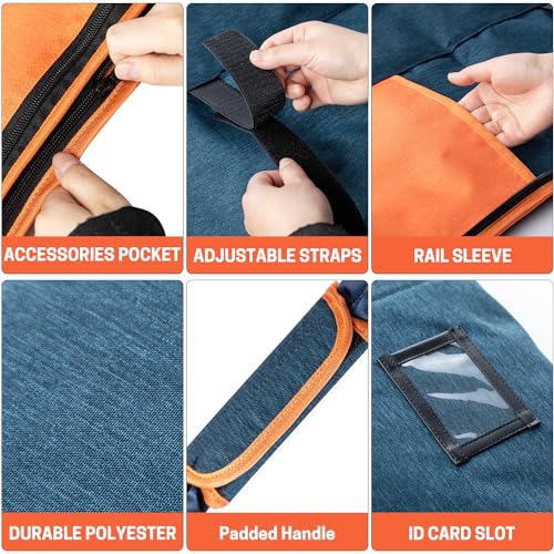 ZELARMAN Premium Guide Rail Bag, Double Side Track Saw Bag, Protective Carrying Case for 55-60 Inch Guide Rail Tracks by ZELARMAN - Image 4