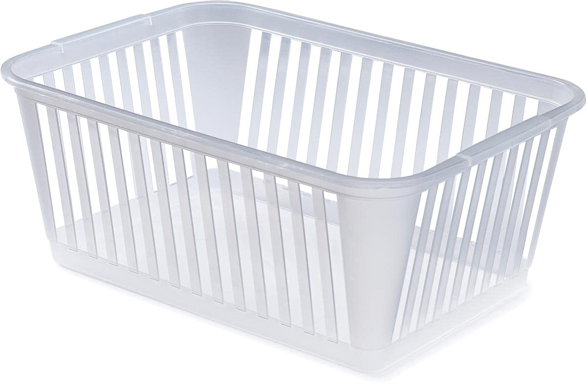 Whitefurze Handy Basket, Plastic, Natural, 37 cm