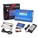 lipo laderegler solar Anpassbar an verschiedene Batterietypen: Das Haisito 80W 6A LiPo-Balance-Ladegerät mit Hochleistungsmikroprozessor kann eine Vielzahl von Batterien wie 1,2V-18V NiMH / NiCD-Batterien (1-15 Zellen), 3,7V-22,2V LiPo / Li-Ionen-Batterien (1-6 Zellen), 3.2V-19.2V LiFePO4-Batterien (1-6 Zellen) und 2V-20V SLA-Batterien.