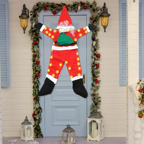 Père Noël grimpant facile à installer pour décorer un toit sans effort - 3