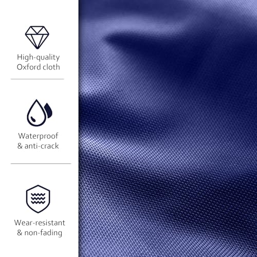 Doublure en toile Oxford imperméable de rechange pour chariot à linge commercial, housse de chariot industriel robuste, doublure bleue