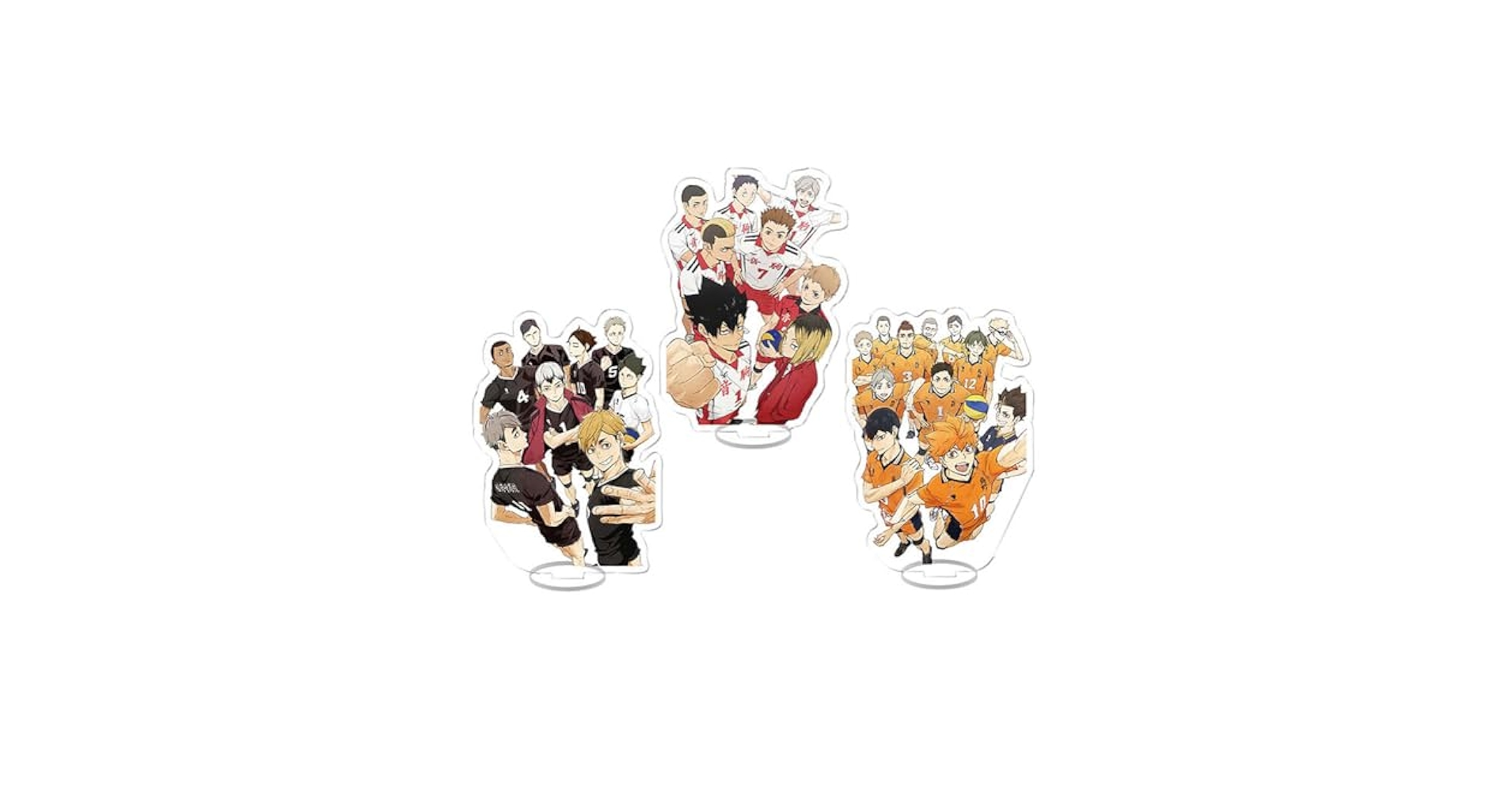 Amazon.co.jp: ハイキュー アクリルスタンド 烏野 音駒 稲荷崎 3