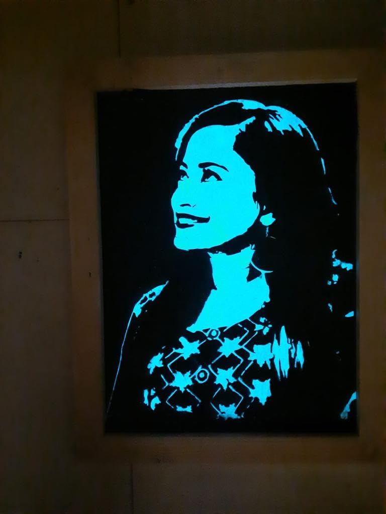 Custom Glow-in-the-Dark Radium Portraits Personalized Handmade Surprise ...