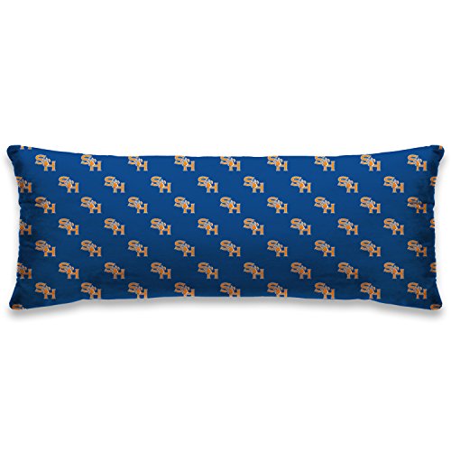 Pegasus Sports NCAA PLUSH BODY PILLOW- SAM HOUSTON STATE, White, 20x48