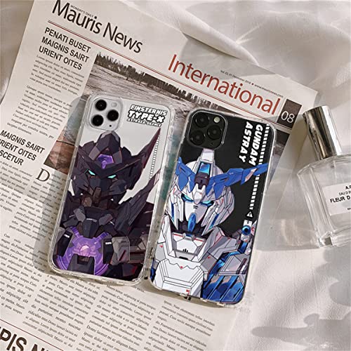 Unicorn Gundam Perfectibility Phone Case Anime Soft Tpu Protective Cover For Apple Xr/Xs/11/12/13/14 Pro Max (Unicorn-Transparent,Iphone11Promax) #TOP3