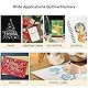 Strehknewen 12 Stück Glitzerstifte Magische Stifte – Metallic Outline Zauberstifte, Weihnachtsgeschenke für Kinder, Mädchen Geschenke 4-12 Jahre, Basteln & Scrapbooking, Nikolaus Geschenkideen