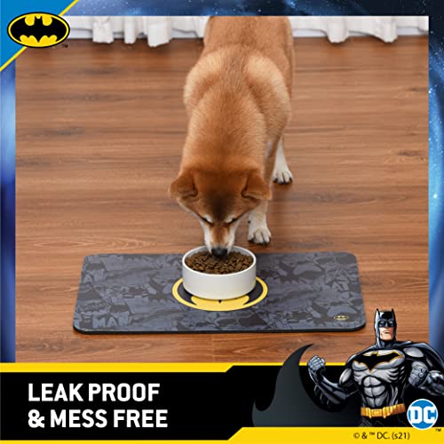 DC-Comics-Superhero-Dog-Food-Placemat-Non-Slip-Dog-Mat-Silicone-Dog-Mat-for-Food-and-Water-Superhero-Dog-Placemat-Dog-Food-Mat-Pet-Feeding-Mat-Dog-Bowl-Mat-Cat-Food-Mat-Pet-Mat-for-Dog-Bowls