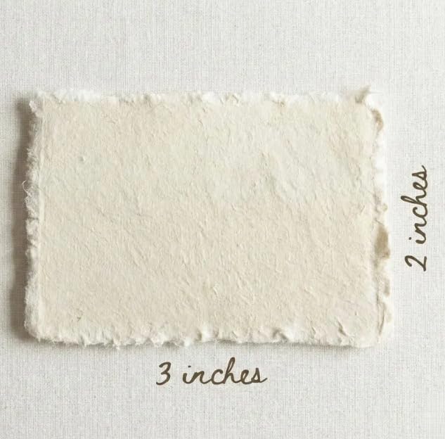 Biodegradable Memorial Message Papers – Handmade Cotton Ceremony Cards with Keepsake Pouch (12 Pack)